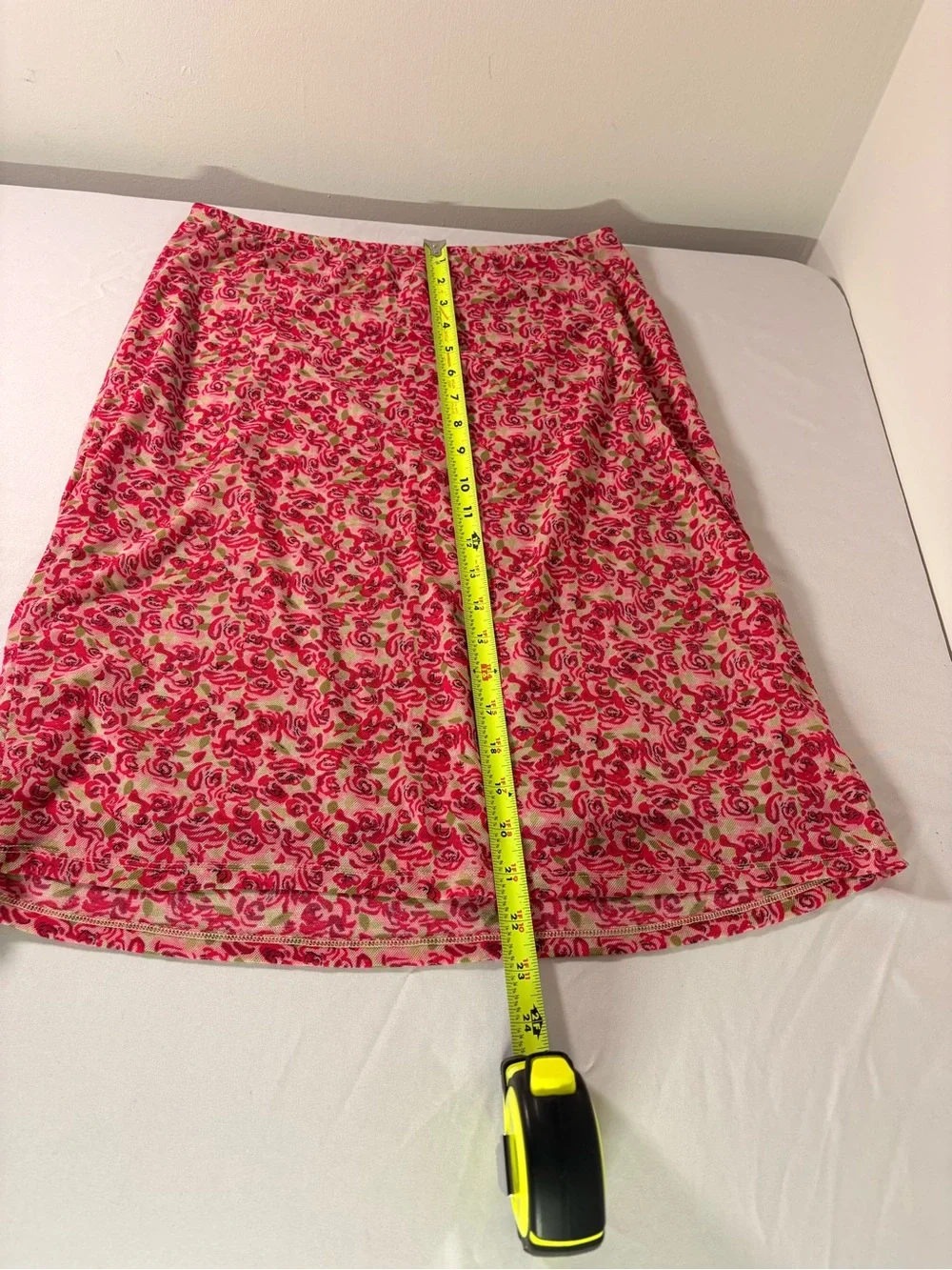 Floral Pink A-Line Women's Skirt